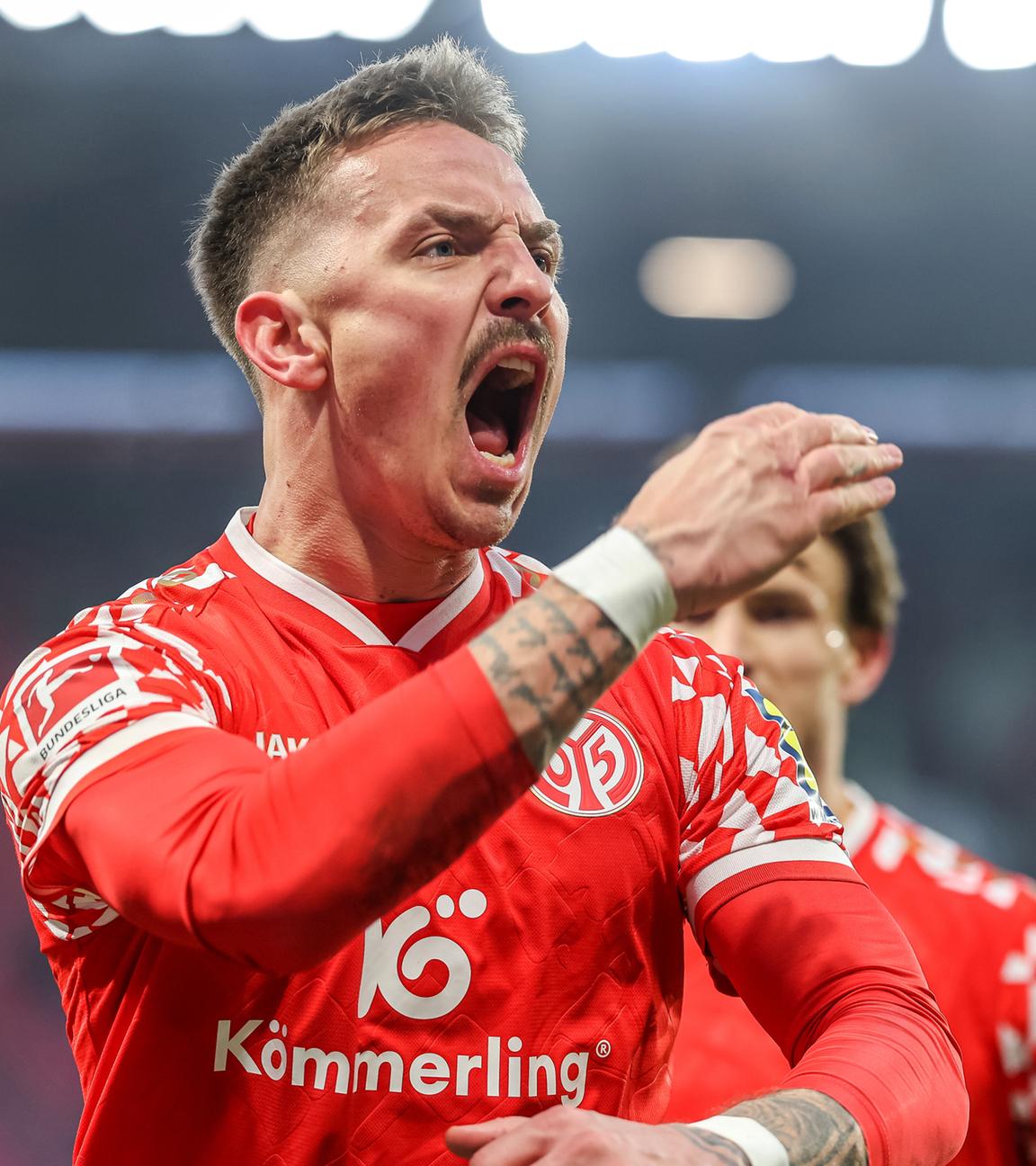 Fußball-Bundesliga: FSV Mainz 05 - VfL Wolfsburg. Philipp Tietz (Mainz 05, 20)