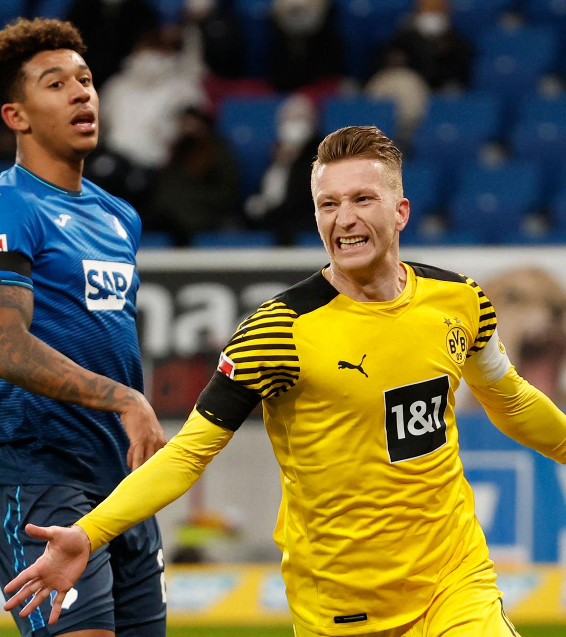 Marco Reus bejubelt ein Tor für Borussia Dortmund