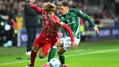 Fußball-Bundesliga: Werder Bremen gegen Mainz 05.
