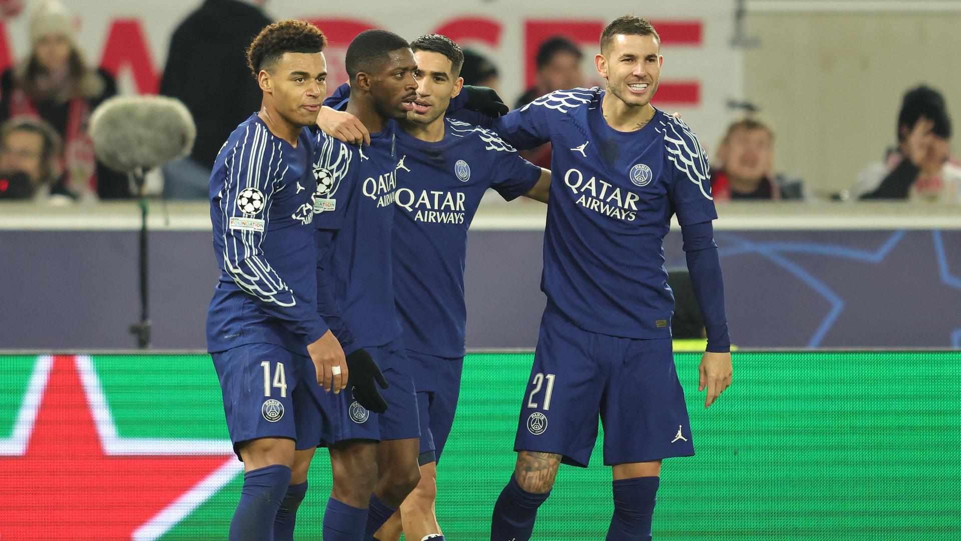 Fußball: Jubel bei Paris Saint-Germain.