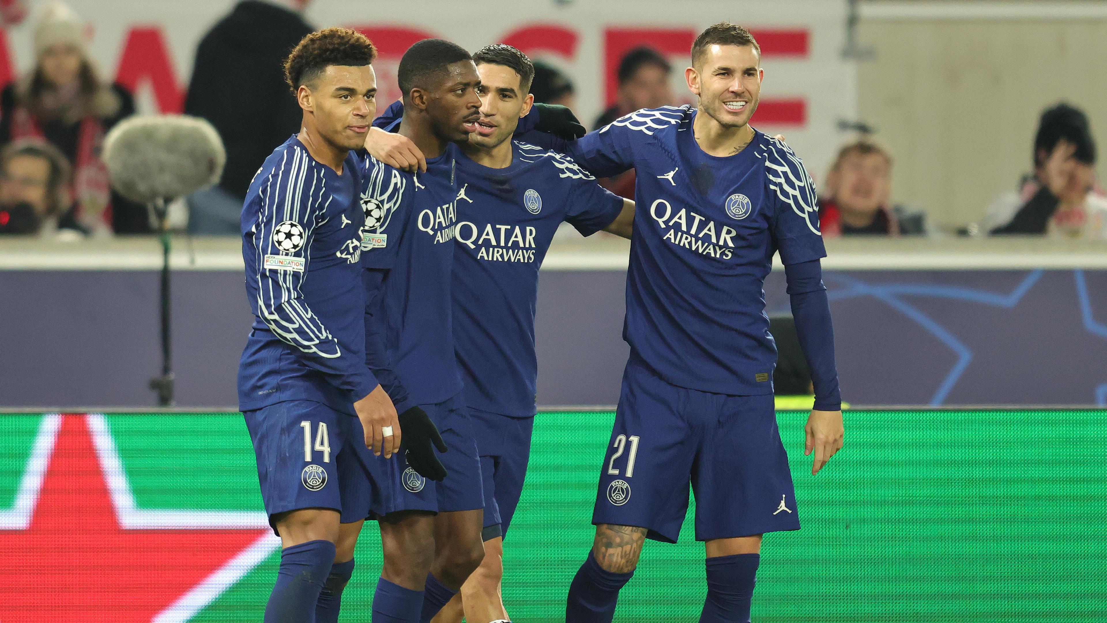 Fußball: Jubel bei Paris Saint-Germain.