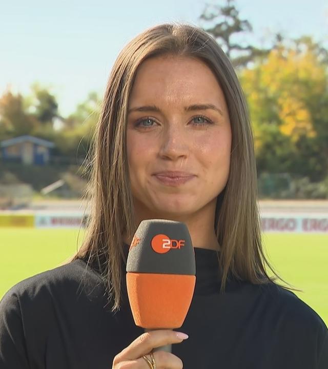 Im ZDF-Mittagsmagazin spricht Johanna Rüdiger über das deutsche Frauen-Nationalteam und die Verletzung von Giulia Gwinn.