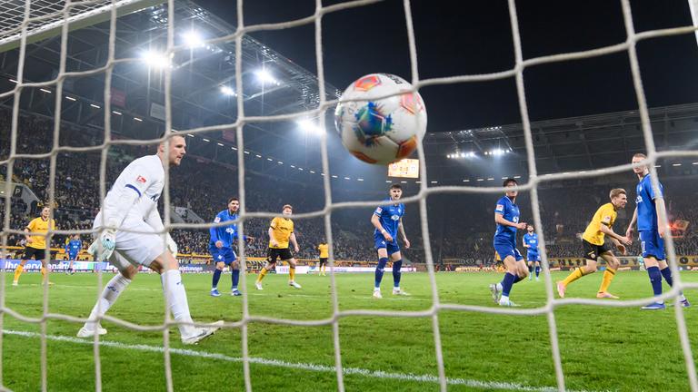 Fußball, 2. Liga: Dynamo Dresden - SV Darmstadt 98.