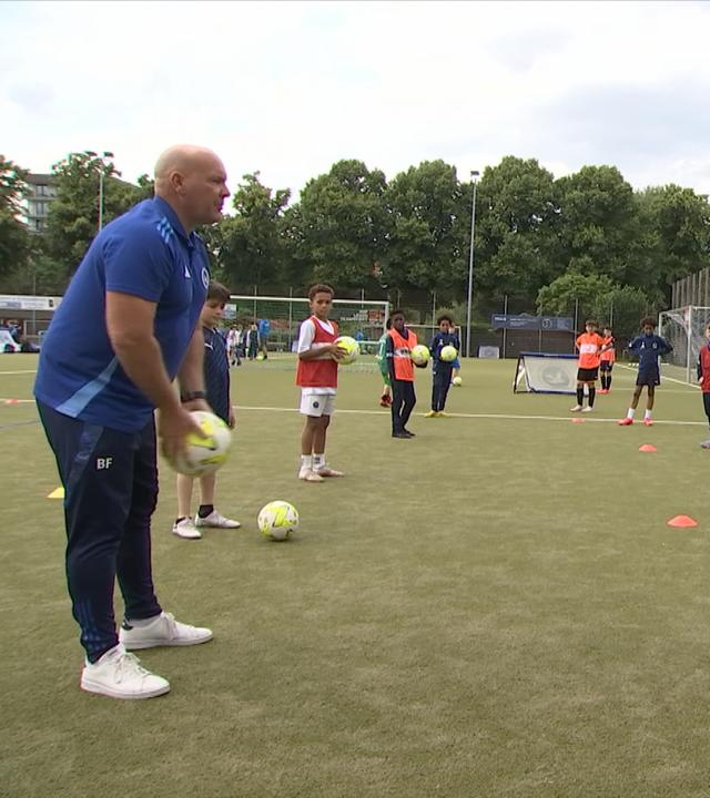 Ehrenamtliche beim Fußball