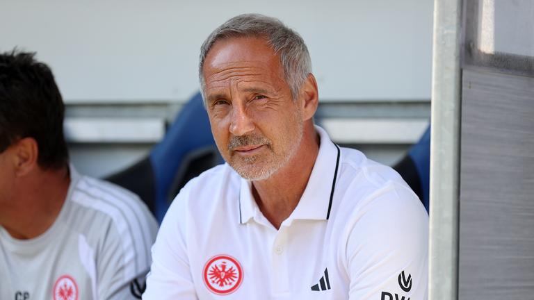 Trainer Adi Huetter (Eintracht Frankfurt)