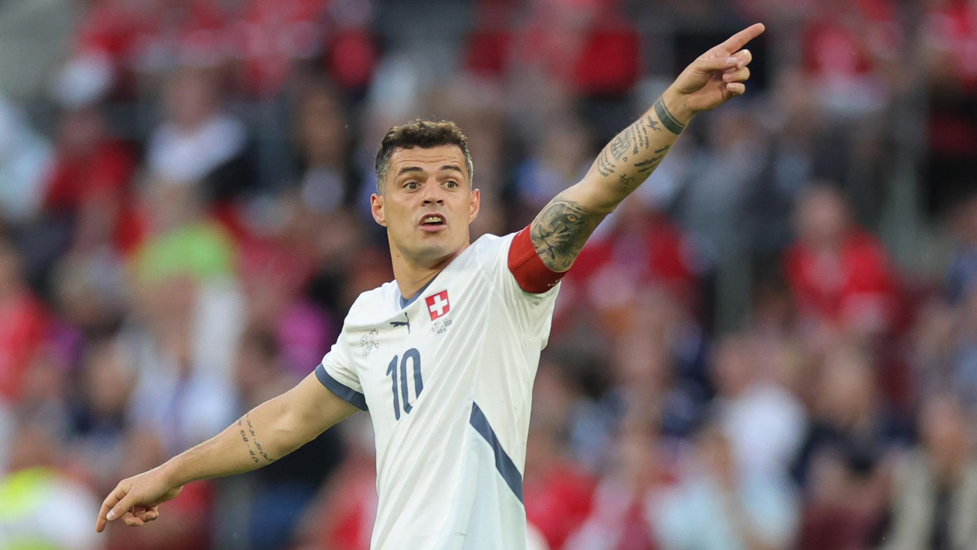 Fußball: Granit Xhaka, der Kapitän der Schweiz.