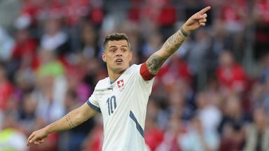 Fußball: Granit Xhaka, der Kapitän der Schweiz.