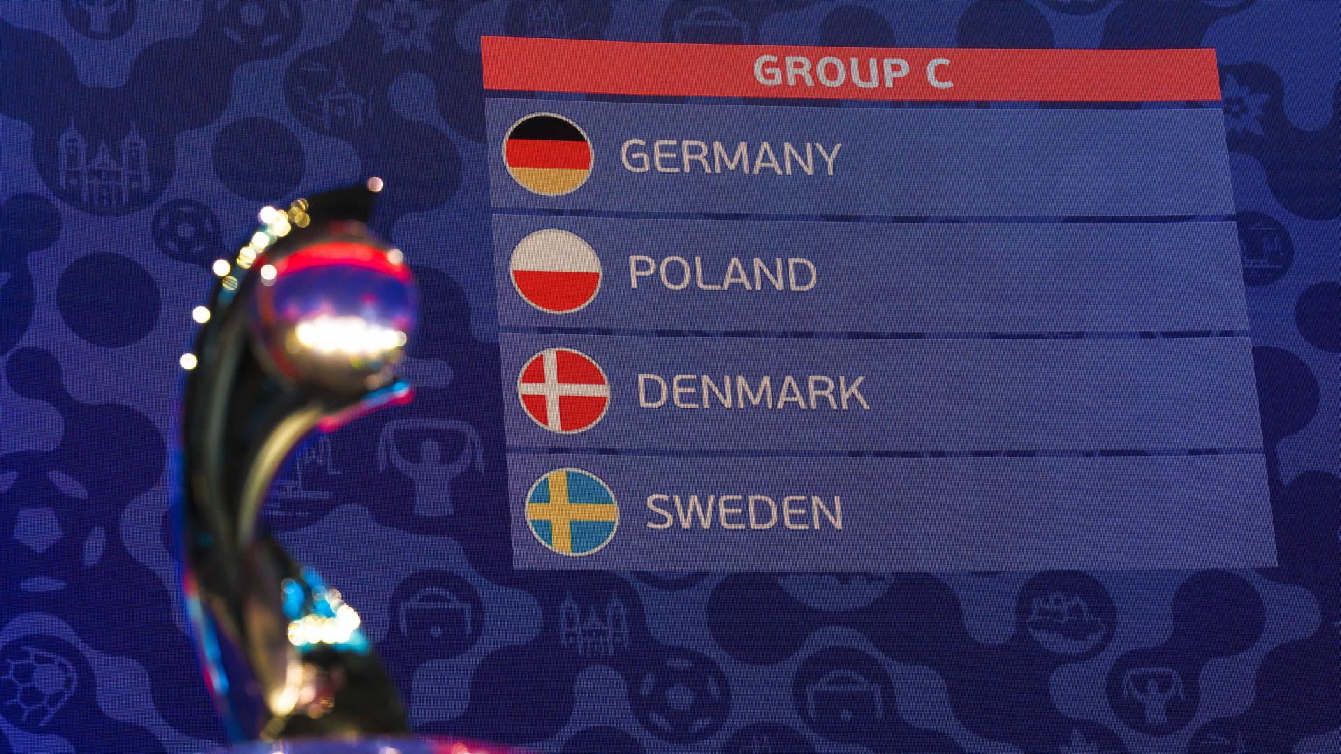 Fußball: Auslosung der Frauen-EM 2025.