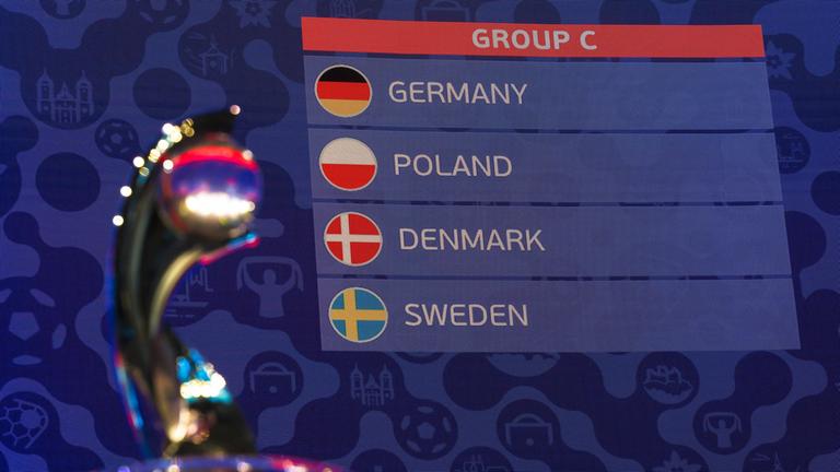 Fußball: Auslosung der Frauen-EM 2025.