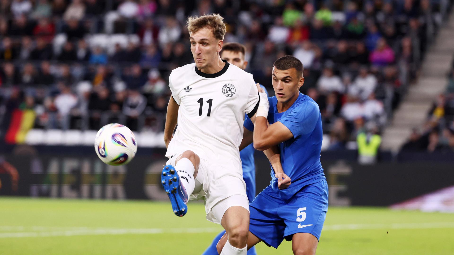 Nelson Weiper in Aktion gegen den Griechen Christos Alexiou.