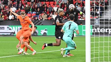 Fußball: Leverkusen gegen Celje in der Europa League.