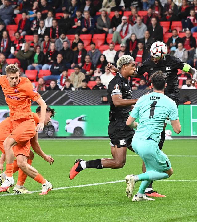 Fußball: Leverkusen gegen Celje in der Europa League.