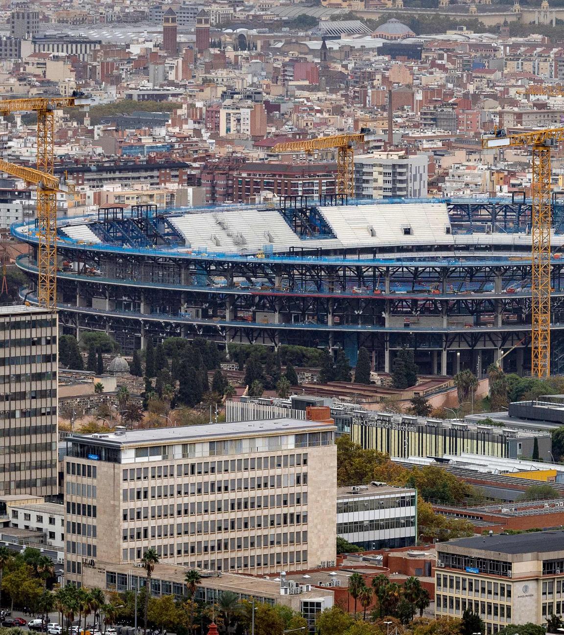 Fußball: Camp Nou, das Stadion des FC Barcelona.