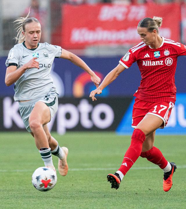 Fußball: Super der Frauen zwischen dem FC Bayern und dem VfL Wolfsburg.