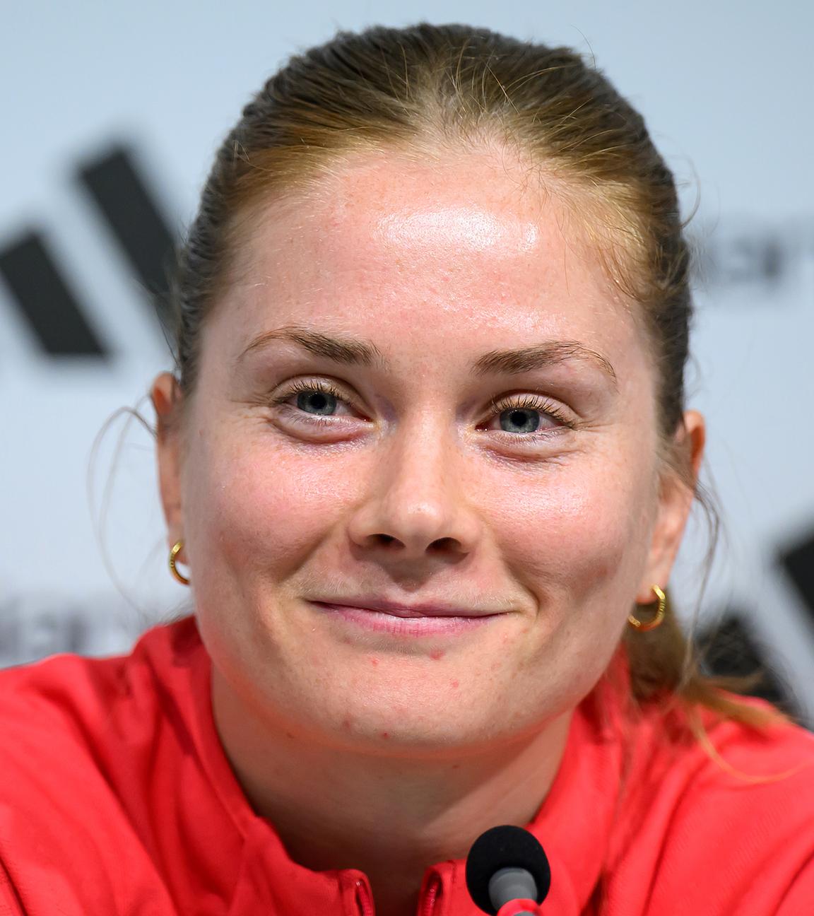 Pressekonferenz mit Sjoeke Nüsken, aufgenommen am 02.03.2026