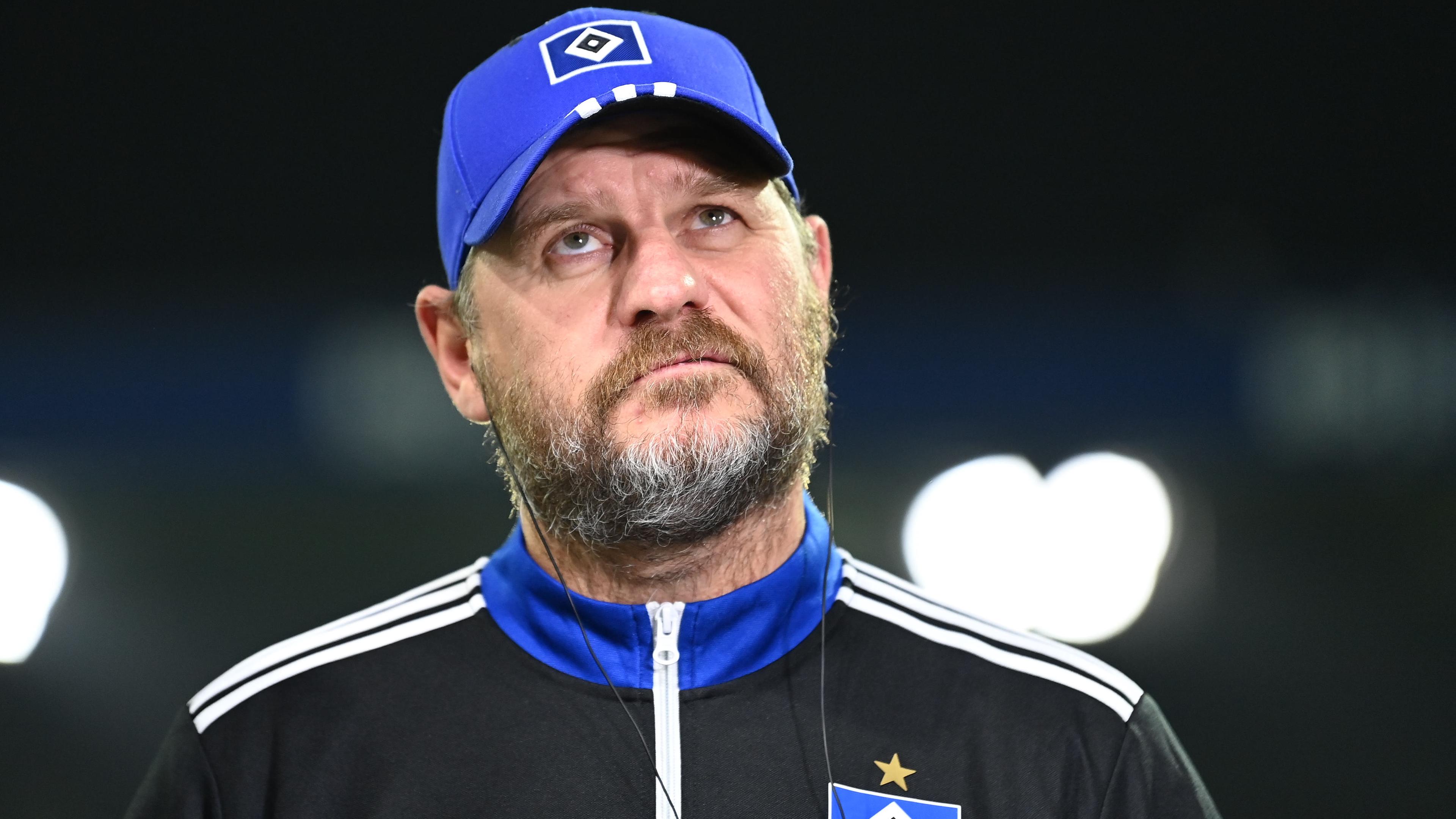 Fußball: HSV-Trainer Steffen Baumgart.