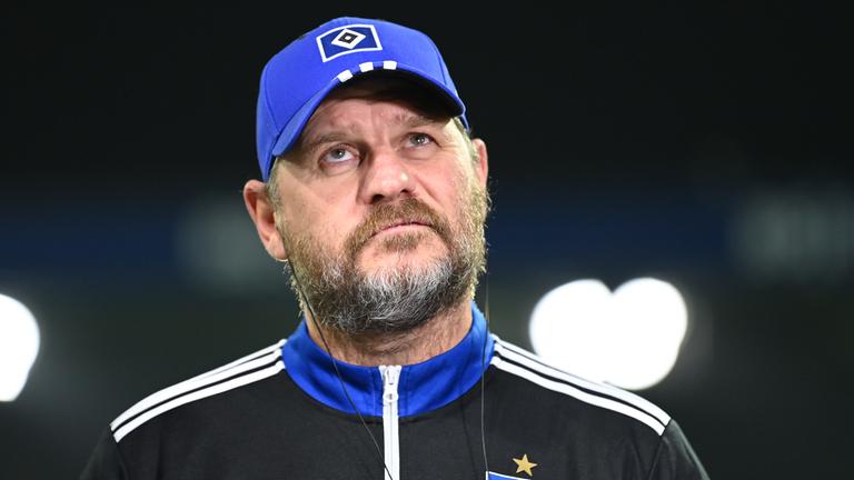 Fußball: HSV-Trainer Steffen Baumgart.
