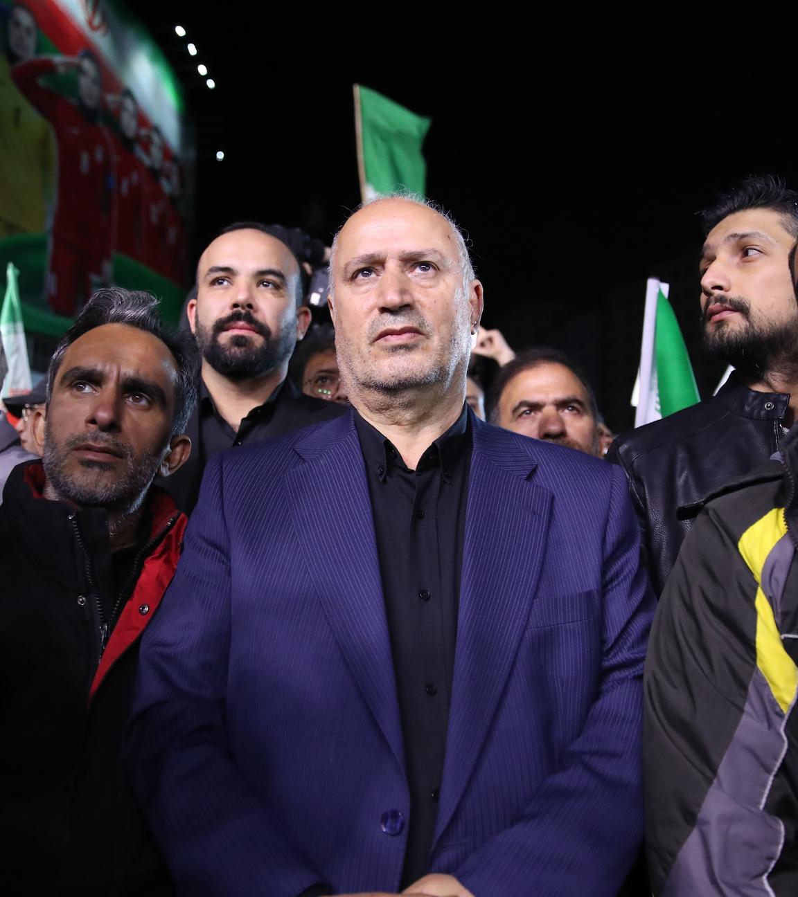 Der Präsident des iranischen Fußballverbands, Mehdi Tadsch.