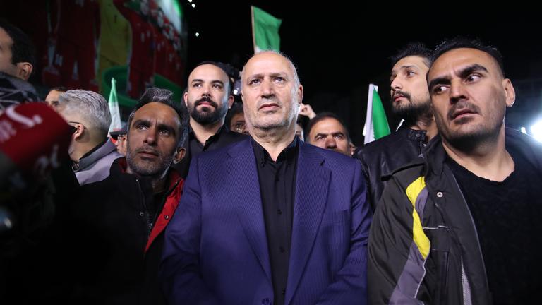 Der Präsident des iranischen Fußballverbands, Mehdi Tadsch.