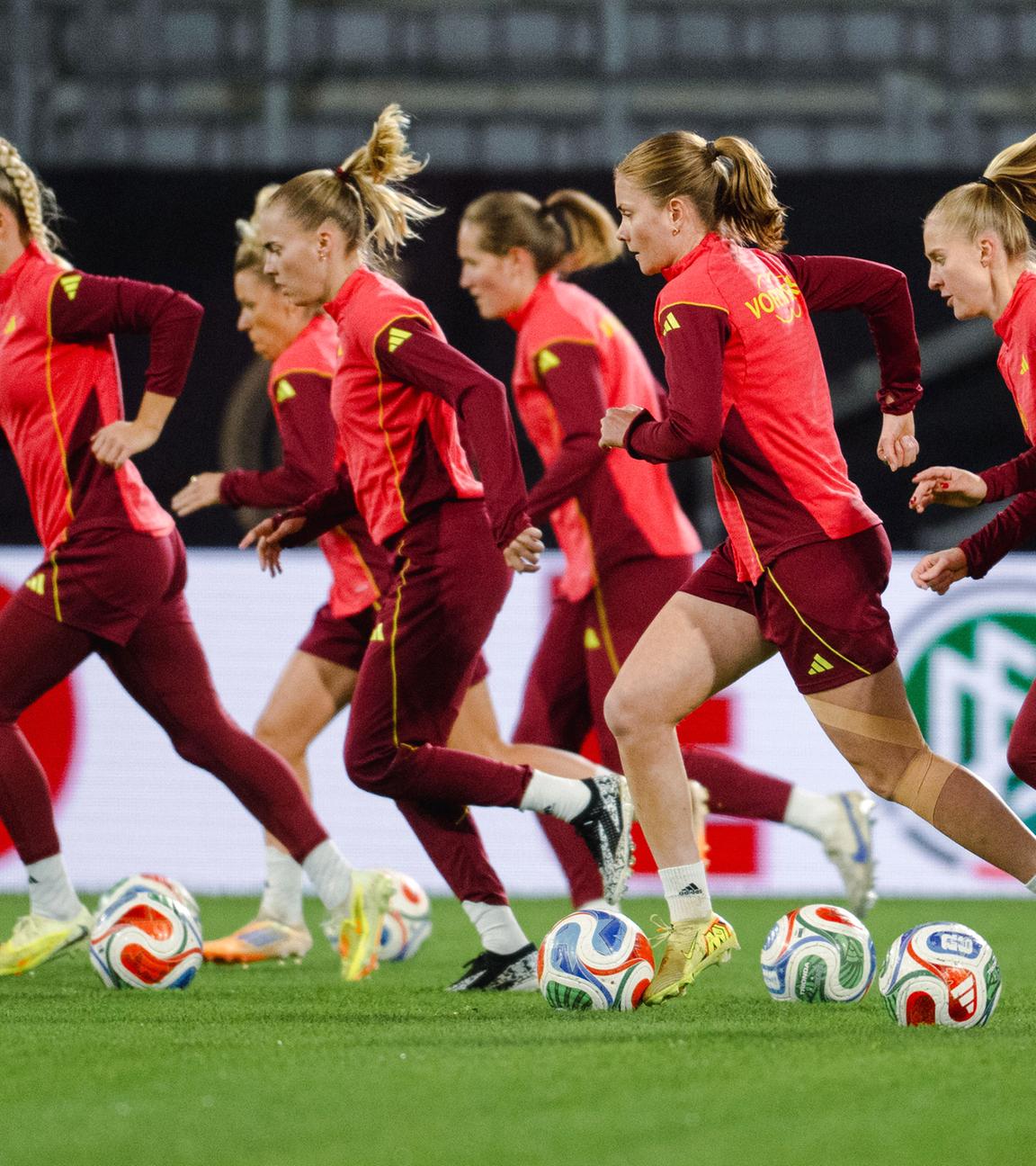 Fußball Nationalmannschaft Frauen, aufgenommen am 23.10.2025