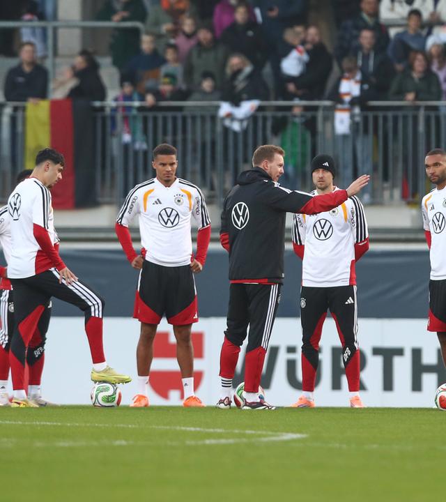 Fussball Nationalmannschaft, Öffentliches Training in Wolfsburg