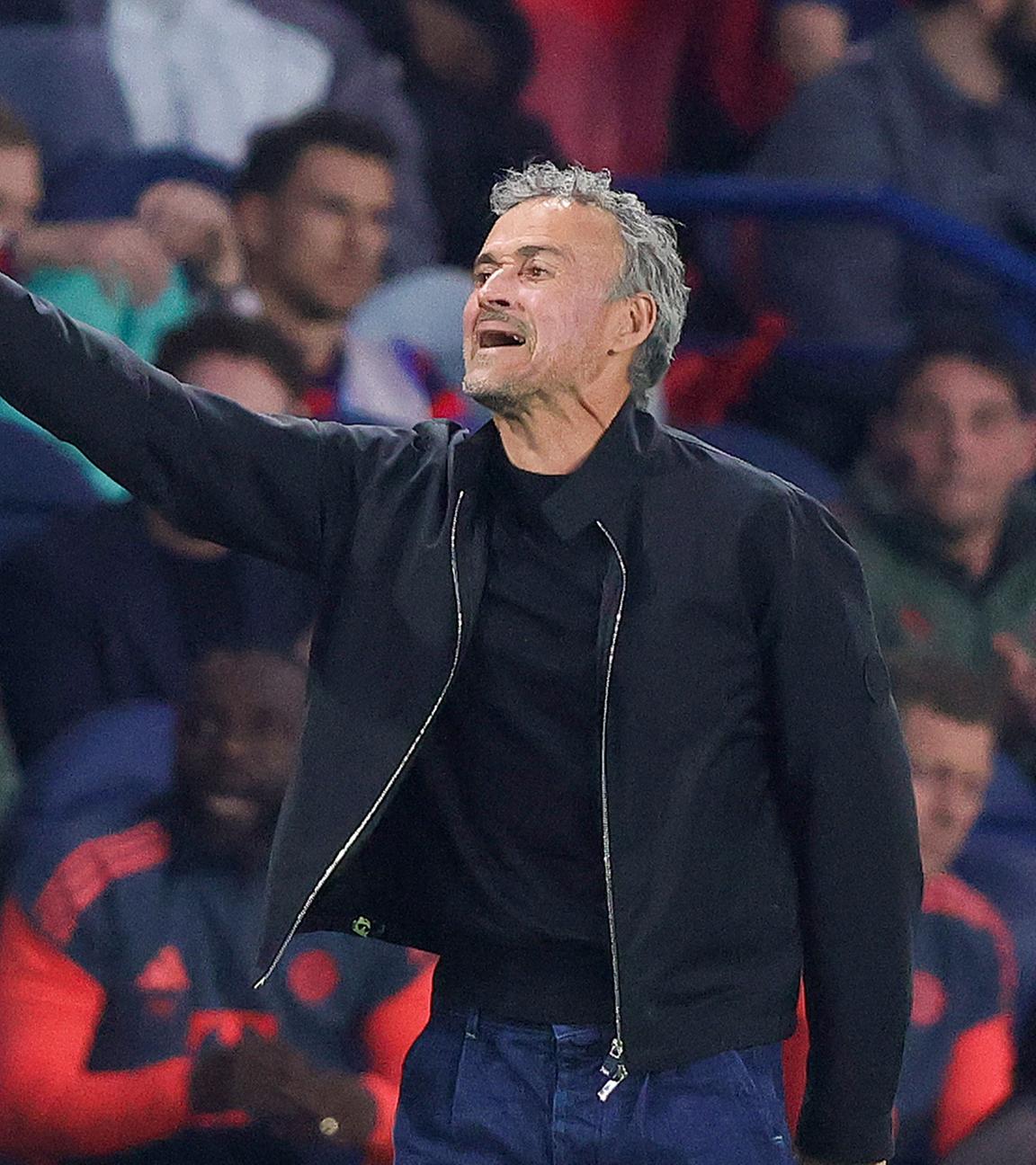 Trainer Luis Enrique (Paris Saint-Germain)