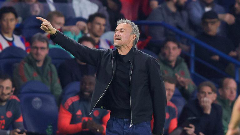 Trainer Luis Enrique (Paris Saint-Germain)