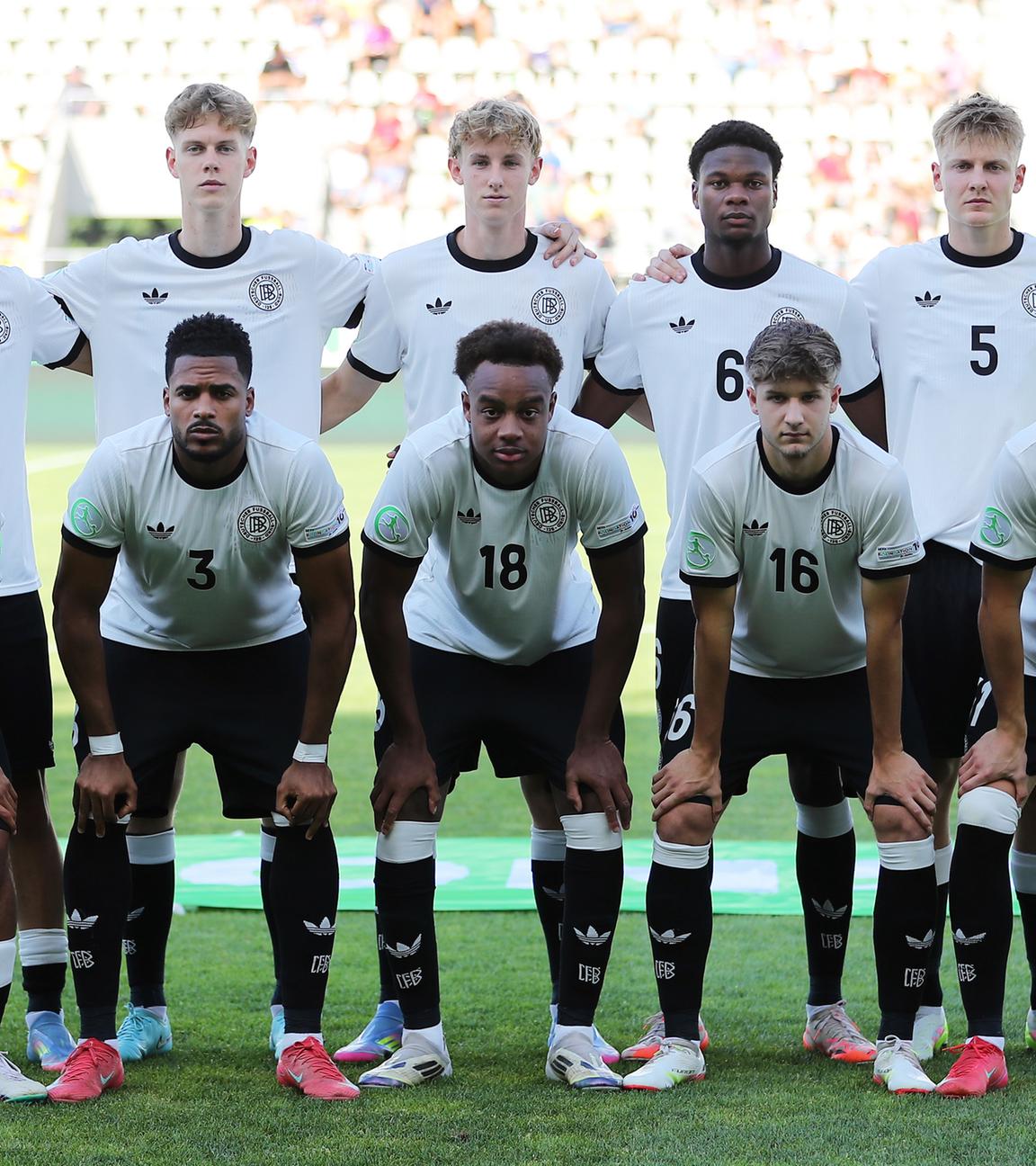 Fußball, U19 Männer: EM, Spanien - Deutschland, Mannschaftsfoto Deutschland