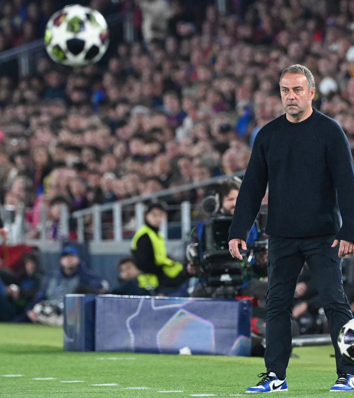 Trainer Hans-Dieter ''Hansi'' Flick in Barcelona, aufgenommen am 08.04.2026