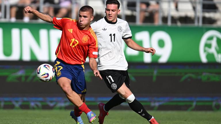 Fußball, U19, EM, Spanien - Deutschland