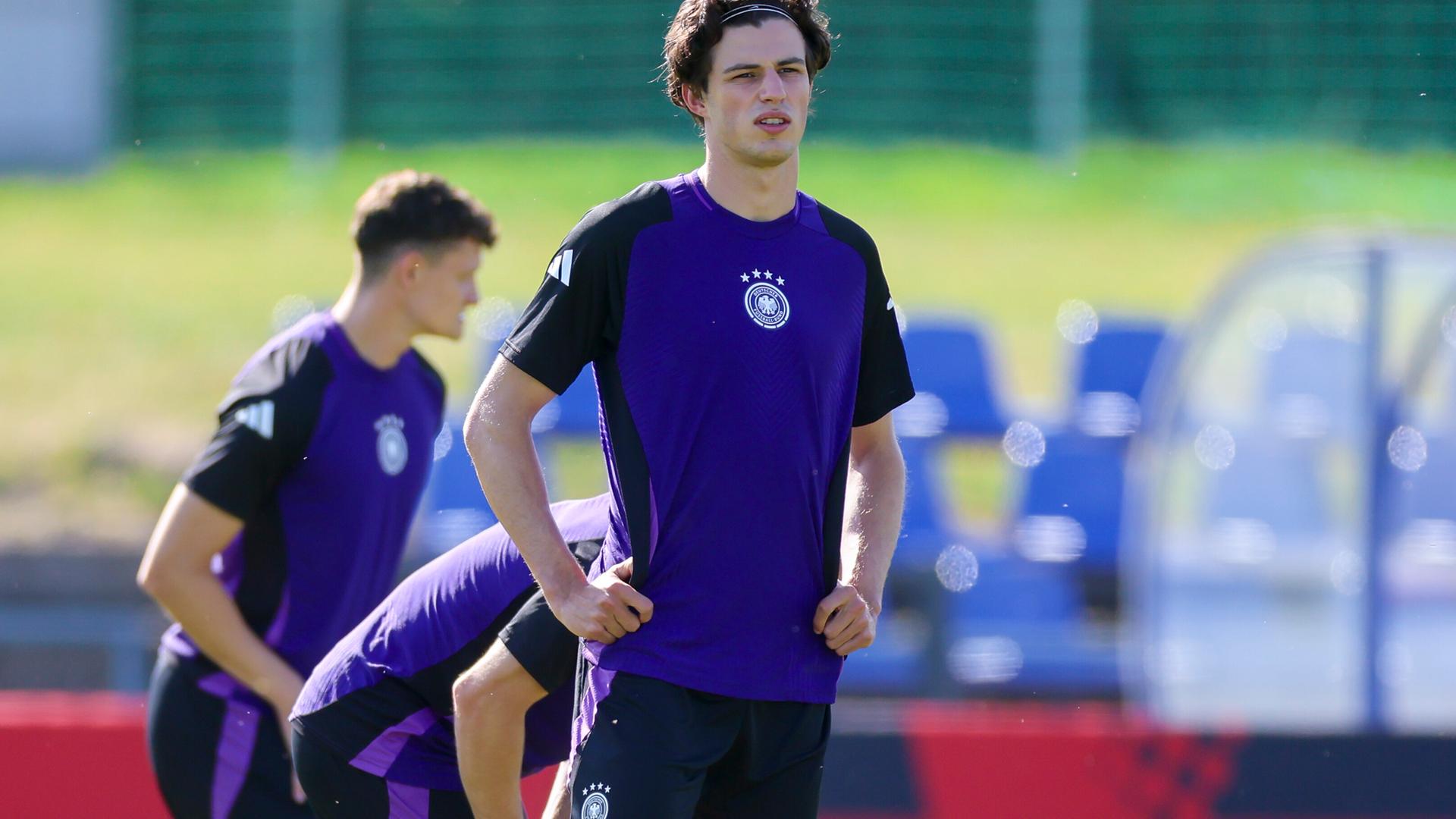 U21-Nationalspieler Merlin Röhl im Training