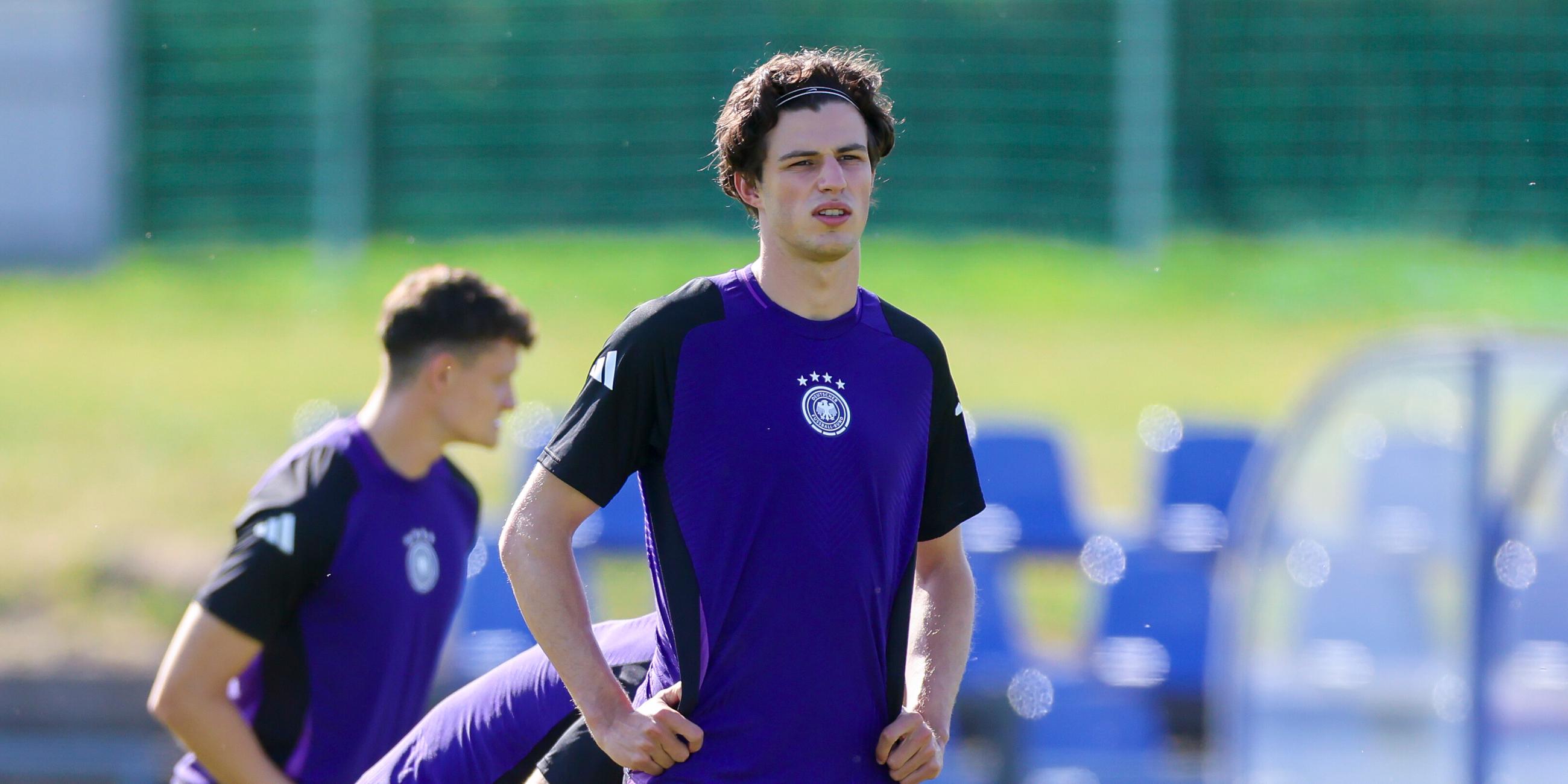 U21-Nationalspieler Merlin Röhl im Training