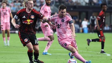 Fußball in den USA: Messi und Forsberg.