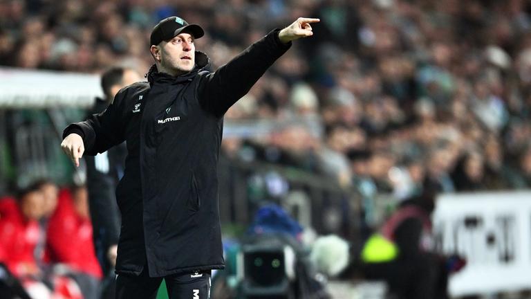Fußball: Ole Werner, Trainer von Werder Bremen.