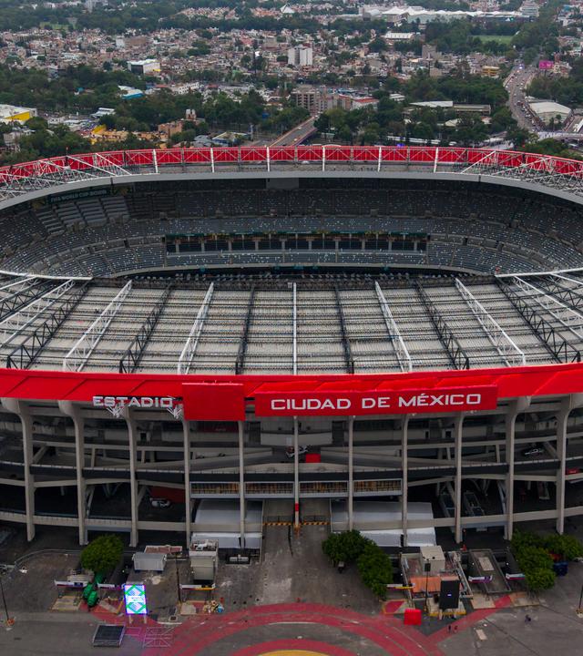 Das Stadion für die in Mexiko ausgetragene WM 2026 
