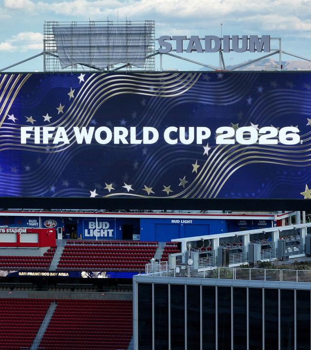 Blick auf das Levi's-Stadion in Santa Clara, Kalifornien