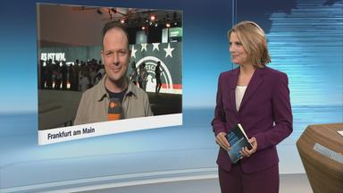 Yve Fehring und und Dr. Markus Wolsiffer bei Schaltgespräch