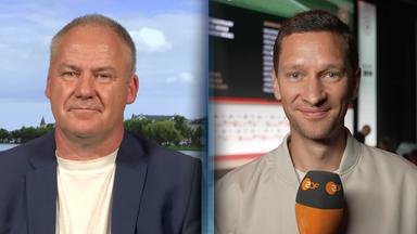 ZDF-Sportreporter Kaben und Zschiedrich in der Doppelschalte zum KAder von Nagelsmann