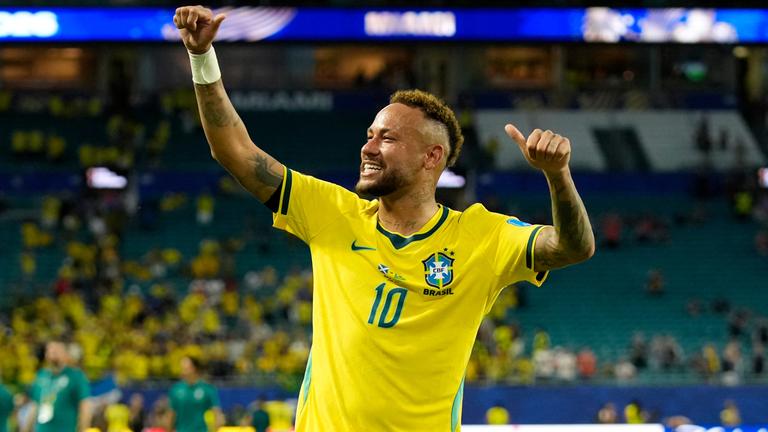 Neymar jubelt