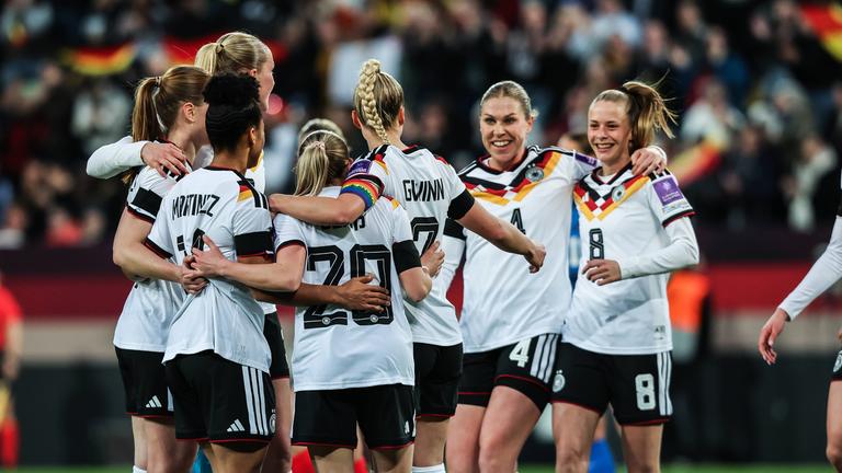Fussball, WM-Qualifikation Europa (Frauen) Saison 2026 Liga A Gruppe 4 - 1.Spieltag Deutschland - Slowenien