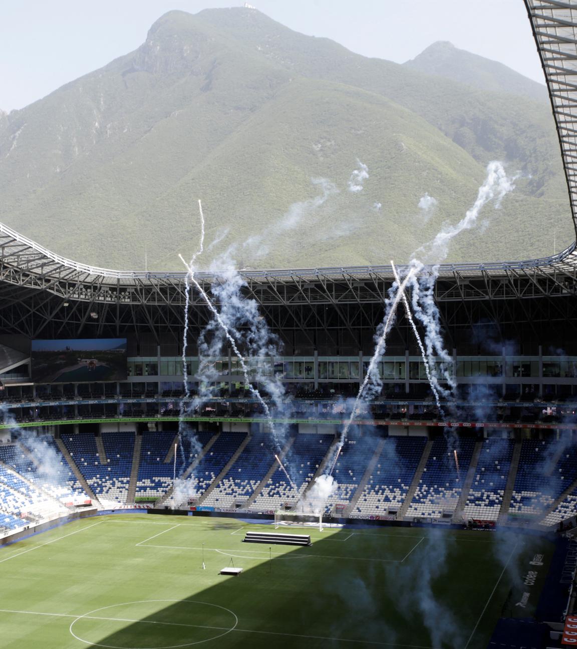 Einer der Austragungsorte der Fußball-WM 2026 im mexikanischen Monterrey.