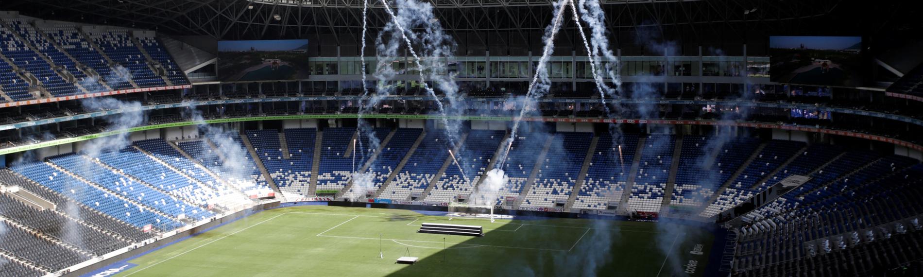 Einer der Austragungsorte der Fußball-WM 2026 im mexikanischen Monterrey.