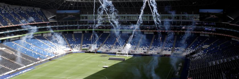 Einer der Austragungsorte der Fußball-WM 2026 im mexikanischen Monterrey.