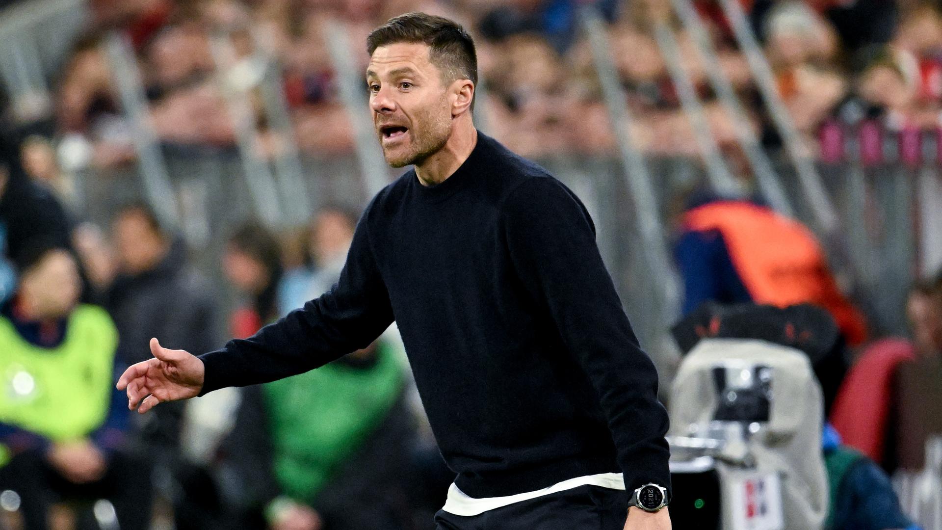 Fußball: Leverkusens Trainer Xabi Alonso.