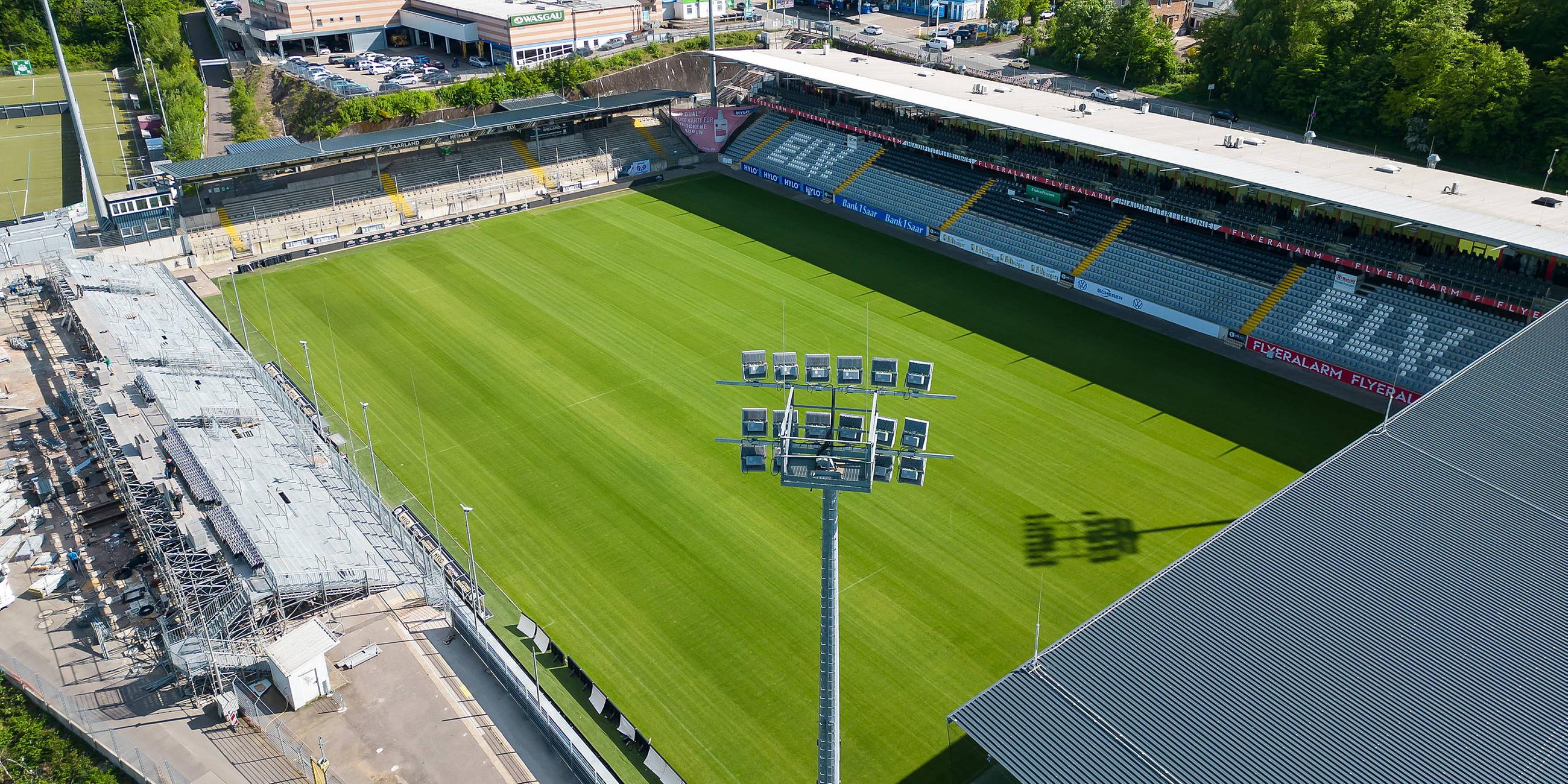 Stadion des SV Elversberg