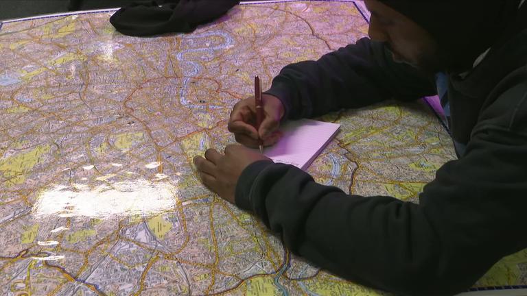 Taxifahrer in London