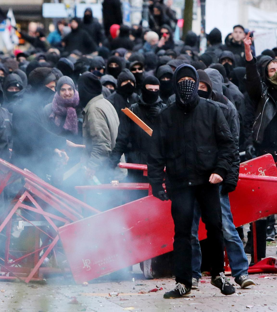 Demonstranten beim G-20 Gipfel