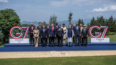 Alle G7 Teilnehmer versammelt zu sehen