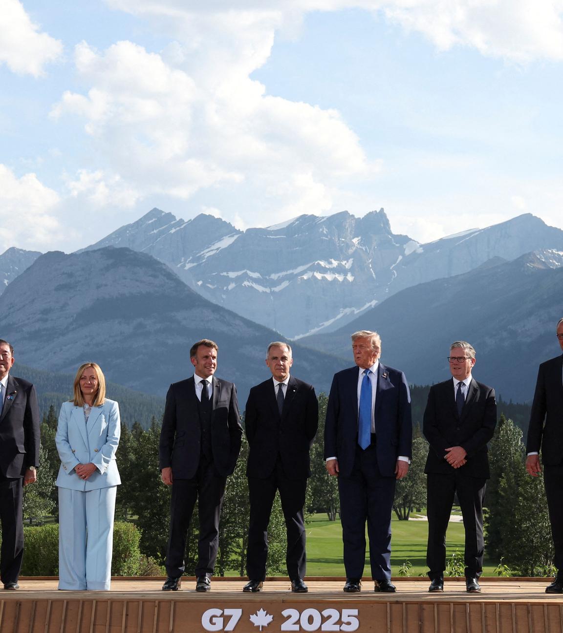 Der Staats- und Regierungschefs der G7-Staaten im kanadischen Kananskis.