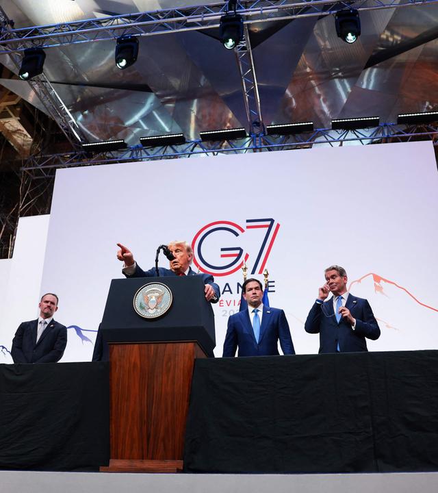 President Trump Attends G7 Summit In Evian, France